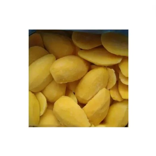 Fatias de manga congelada IQF de alta qualidade Exportadores de frutas doces Mango congelado em cubos/mollões suco saudável manga por atacado
