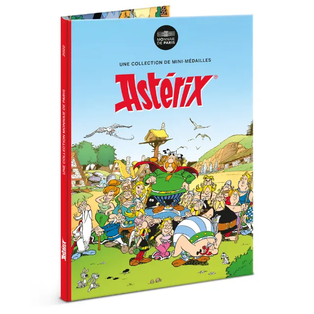Álbum vacío Asterix para coleccionista medalla de moneda única