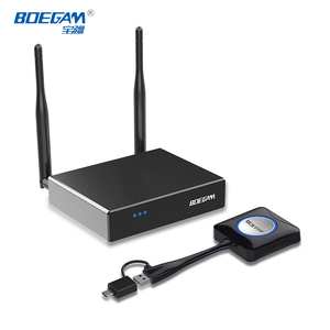 Ricevitore Mirroring Wireless 1080P e trasmettitore 2 in 1 USB-A/C per fusione Multi-dispositivo con un clic e controllo Touch - Product Image 1
