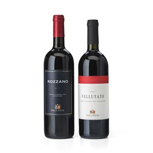 意大利高品质红酒品酒盒2019-2020不同年份75 cl 2瓶餐桌或礼品