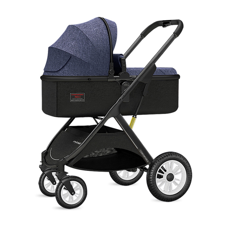 Azul oscuro. Tubo negro