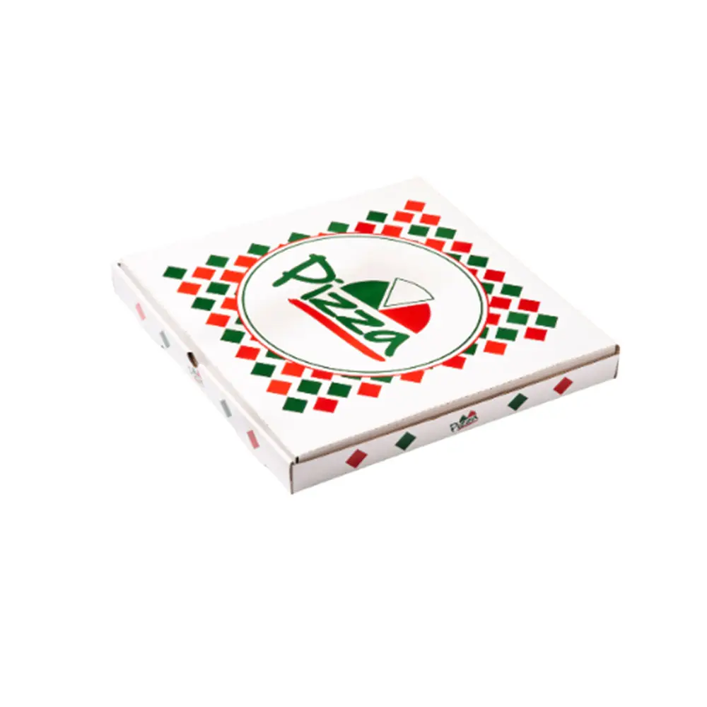 Beste Golfkarton Op Maat Bedrukt Oem Fabriek Eco-Vriendelijke Pizzadozen Wegwerpdoos