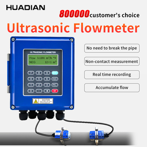 3/4 digitale portatile flusso di plastica a batteria montato a parete misuratore di portata ad ultrasuoni per acqua Modbus arduino olio Base - Product Image 2