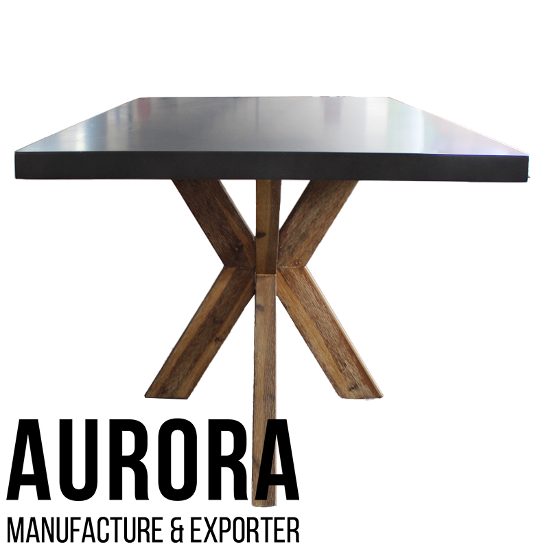 Gris + support en bois