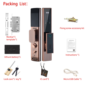 Rebekeyスマートドアロック指紋ロックデジタルパスワードロック解除セキュリティキーレススマートホーム - Product Image 5