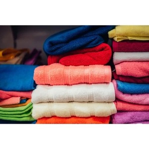 Yüksek talep lüks yumuşak otel kalite dayanıklı pamuk banyo havlusu 2 parça/paket dokuma teknikleri için çin fabrika çamaşır Spa - Product Image 5