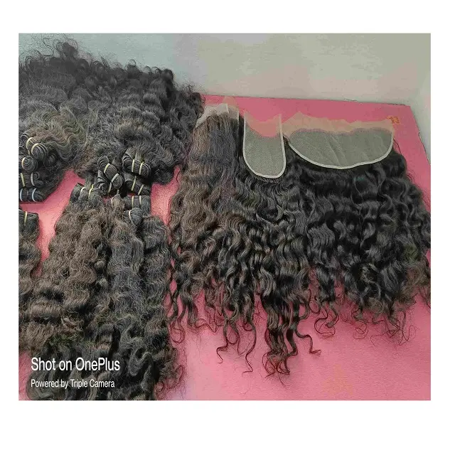 Manufacturer of UNPROCESSED SINGLE DONOR HAIR Indian Natural Human Hair Not Chemical Use Pure Temple Raw Hair