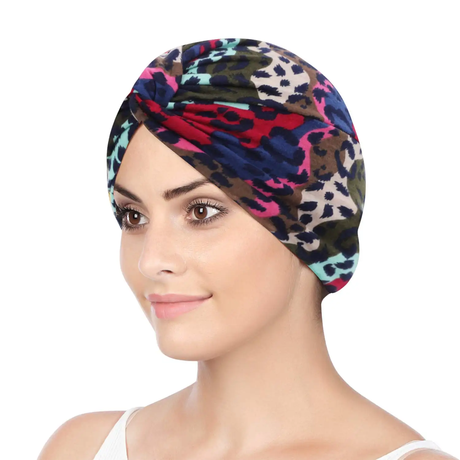 섬유 및 직물 아랍 여성 이슬람 모자 터번 헤드 커버 모자 이슬람 비니 모자 모자 모자 TanQiang 여성 아래 스카프 모자 모자