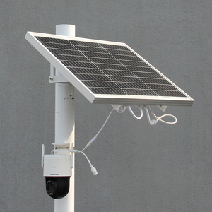 Staffa pieghevole facile installazione sistema di alimentazione solare portatile palo montaggio Kit 80w pannello solare 40Ah batteria PWM Controller - Product Image 3