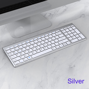 Teclado y ratón inalámbricos para ordenador portátil, Combo de ratón y teclado recargado, 2,4G, venta al por mayor de fábrica, para iPad