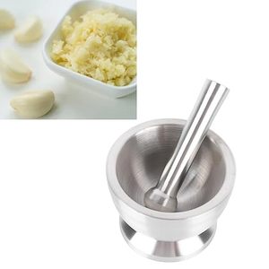 Otlar ve baharat Modern Metal harç ve Pestle taşlama için paslanmaz çelik harç ve Pestle kolay temizlenebilir