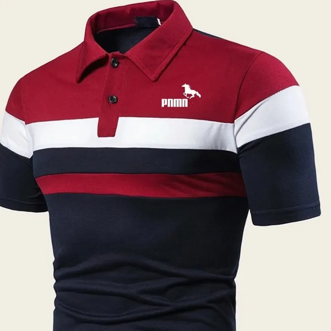 T-Shirt Polo in cotone personalizzata MOQ basso T-Shirt Polo vuota per uomo T-Shirt Polo nuovo stile per uso Casual