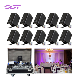 SGT LED Uplight kablosuz uzaktan kumanda Wifi APP akıllı LED Par 6x18W Wedding Wedding + UV pil aydınlatma düğün parti sahne için - Product Image 1