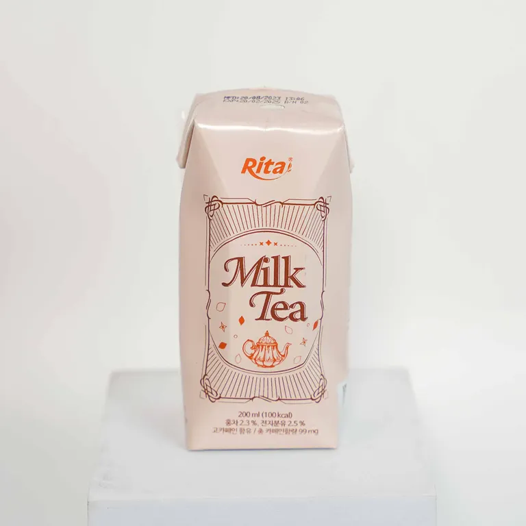 Beste individuelle Eigenmarke Vietnam 200 ml Papierbox Verpackung Original Milch-Tee-Marke Bestseller aus Vietnam Werkspreis