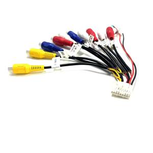 Conector de 18 pines con cable de salida y entrada de audio y video 10-RCA para adaptador de micrófono de accesorios de coche de Radio Android - Product Image 4