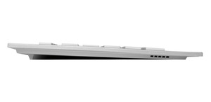 Juego de teclado y ratón inalámbricos CHERRY DW 8000 original, combinación de batería de diseño delgado de 2,4 GHz en plateado/blanco - Product Image 4