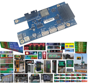 Steuerkarte der industriellen Echtzeit-LED-Meldeschilder für PLC PC eingebauter IoT-Server, RS232 TTL Ethernet RS485, LMD-C1-1S - Product Image 1