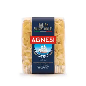 Premium Delicate Farfalle Pasta - AGNESI N.61 500G Bulk - Genuine Durum Semolina Pasta Experience