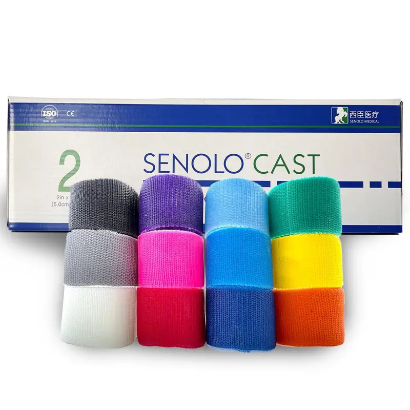 Korea quality cheap price White Blue Green Pink Color Fiberglass Orthopedic Cast Fiberglass Casting Tape bandage