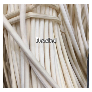 Raw Rattan Material - Rattan Core, Ratan Round Core With Customized Sized for Handicraft, Raw <strong>Natural</strong>/ Bleached Rattan Core - Product Image 5
