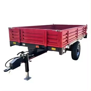 单轴实用小型农用拖拉机自卸拖车
