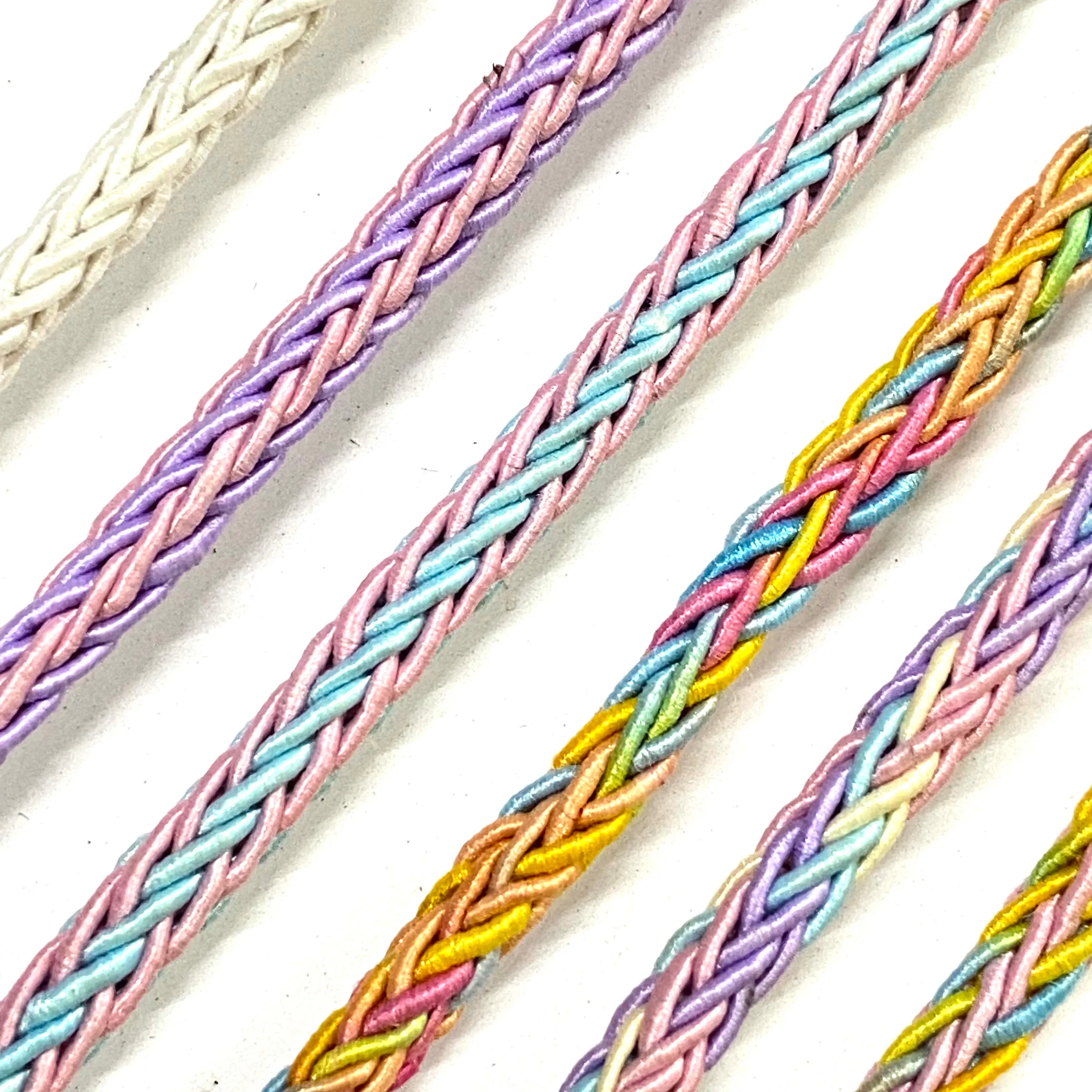 Ấn Độ bện Honor dây ren TRIM Rope cotton ánh sáng màu sắc hàng may mặc vòng lặp cho phụ nữ của DIY giao dịch trong bán buôn