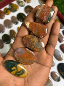 AAA + kalite doğal okyanus Jasper Mixed chon gevşek taş karışık şekil ve boyut takı yapma okyanus Jasper Lot satış