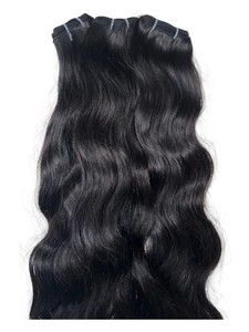 Black Loose Deep Wave Indian Remy Hair Extensions Raw Material <strong>Bundle</strong> Curl Style <strong>Model</strong> Number High Human Hair - Product Image 4