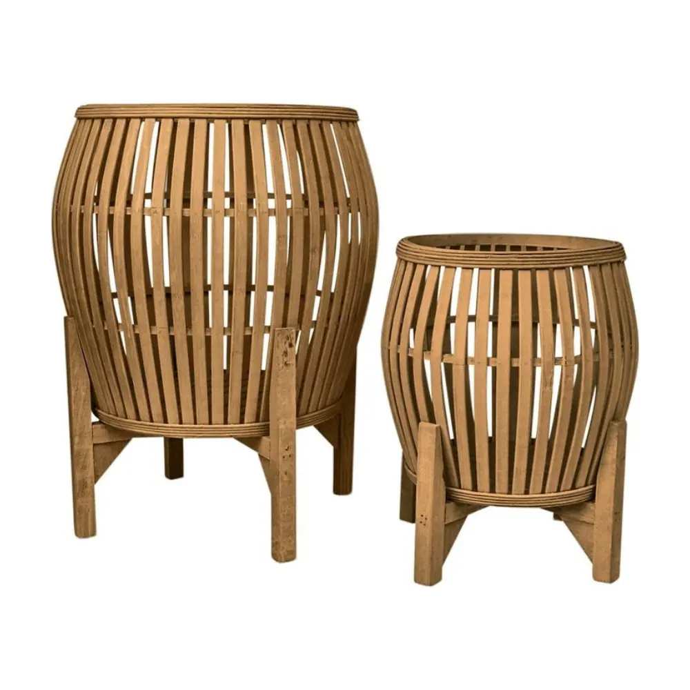 Atacado Willow Piquenique Hamper Basket Set New Rattan Food Gift Storage Wicker Spring Design Embalagem personalizada do Vietnã