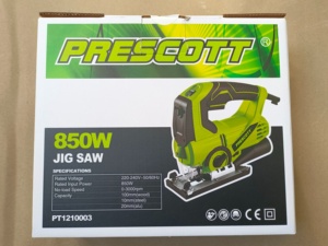 PRESCOTT 850W elektrik Jig testere değişken hız ahşap kesme testeresi taşınabilir çok fonksiyonlu güç aracı - Product Image 3