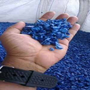 ブルーHDPEプラスチックスクラップ100kg & 1000kgビッグバッグリグラインドスクラップ