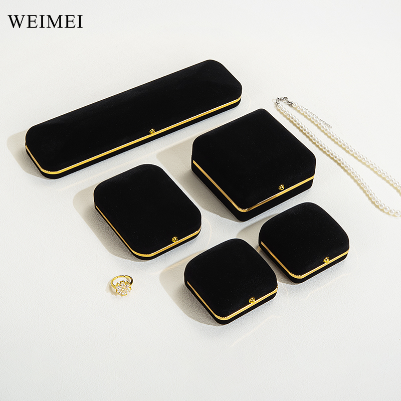Black set box with line