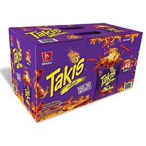 Takis Hot Chili Pepper and Lime Tortilla <strong>Chips</strong> Individual Packaged <strong>Snacks</strong> (40 Count Pack) Free Shipping Domestically - Product Image 6
