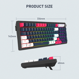 OEM Manufacturing 98 Keys Compact Layout rainbow Backlight <strong>Custom</strong> DIY Wireless Mechanical <strong>Keyboard</strong> Gamer <strong>Keyboard</strong> - Product Image 6