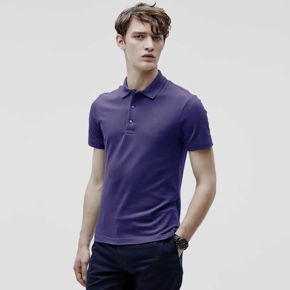 Özel tasarım kendi marka Polo GÖMLEK kısa kollu erkek % 100% pamuk adam Golf Polo t-shirt hızlı kuru