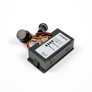 CCM5D pantalla Digital LED PWM controlador de Motor 6V 12V 24V regulador de Control de velocidad ajustable protección de apagado permanente - Product Image 5