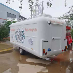 Пищевой грузовик прицеп мобильный кухонный хот-дог мороженое бургер пищевая диаграмма продаж полный набор оборудования - Product Image 2