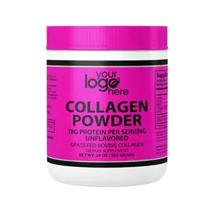 US Supplier's Private Label Collagen Powder with Protein Vitamins for Healthy Skin Hair Nails Joint Support OEM ODM Available