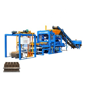 MEJOR MÁQUINA Controlador PLC bloque de apilamiento automático máquina de moldeo de ladrillos QT 4-15B maquinaria de fabricación de ladrillos - Product Image 1
