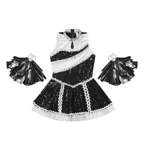 CHEER ชุดผู้นำแขนกุดพิมพ์ลายชุดเชียร์ลีดเดอร์ - Product Image 1
