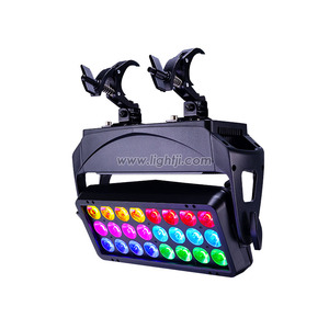 24x20W RGBW <strong>LED</strong> Matrix Light Wash Beam Effect Moving Head Lights DMX512 Control E27 Bulb Base Aluminum IP65 Rated for Garden - Product Image 2