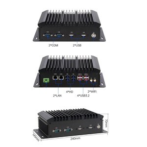 産業用ファンレスPCデュアルCOM、デュアルLAN、M.2ストレージ & USB 3.2オートメーション & エッジコンピューティングに最適 - Product Image 1