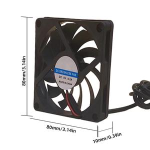 NEW 4cm 8cm 14cm USB Speed <strong>Control</strong> Fan DC 5V <strong>Portable</strong> Cooling Fan for Flat-Screen TV Receiver Router DVR <strong>Computer</strong> Cabinet Cooler