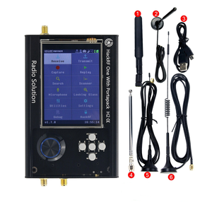 Unassembled <strong>Black</strong> HackRF One R9 V2.0.0 + Portapack H2 + 5 Antennas + Data Cable 1MHz-6GHz SDR Radio with Multilayer <strong>PCB</strong> - Product Image 1