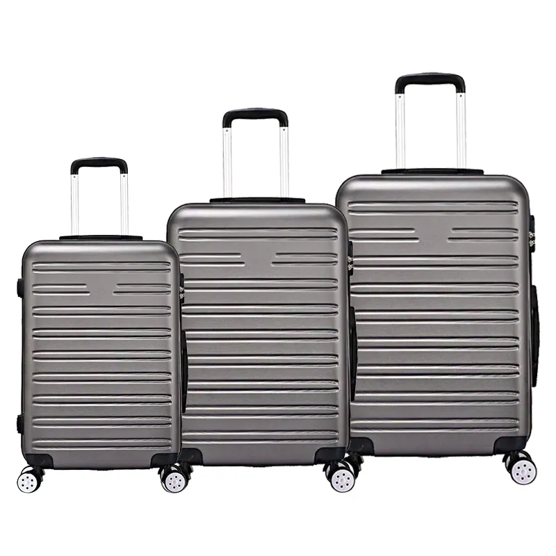 Low Price Wholesale Hard Shell Portable 20 24 28 Inch ABS Large Capacity Traveling Set Luggage Case Sets