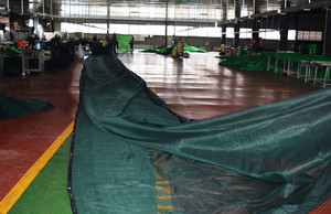 Rete di sicurezza costruzione all'ingrosso edifici industriali e ponteggi di protezione anticaduta con occhielli - Product Image 5