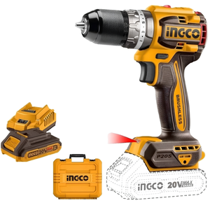 20V điện khoan thiết lập với 1 sạc 2 2Ah pin & Trường hợp bao gồm - Product Image 2