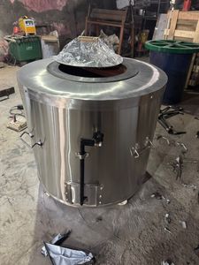 Commercial Round <strong>Gas</strong> Tandoor - Heat Resistant SS <strong>Oven</strong> with LPG Burner for Fast Cooking - Product Image 6
