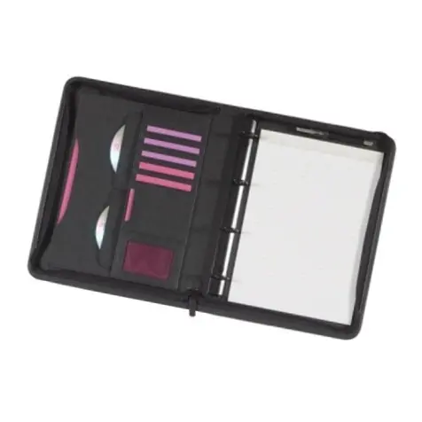 Neues Design Benutzer definiertes Logo Werbe 4 Ring Binder Organizer Cover für mehrere Dokumente