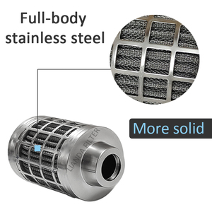 LIANDA lavabile e riutilizzabile in acciaio inox filtro acqua Multi strato cartuccia filtri per vapore liquido filtro aria maglia - Product Image 4